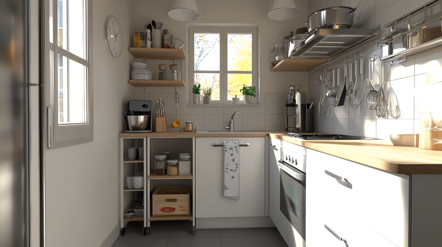 Meubles peu encombrants pour petites cuisines