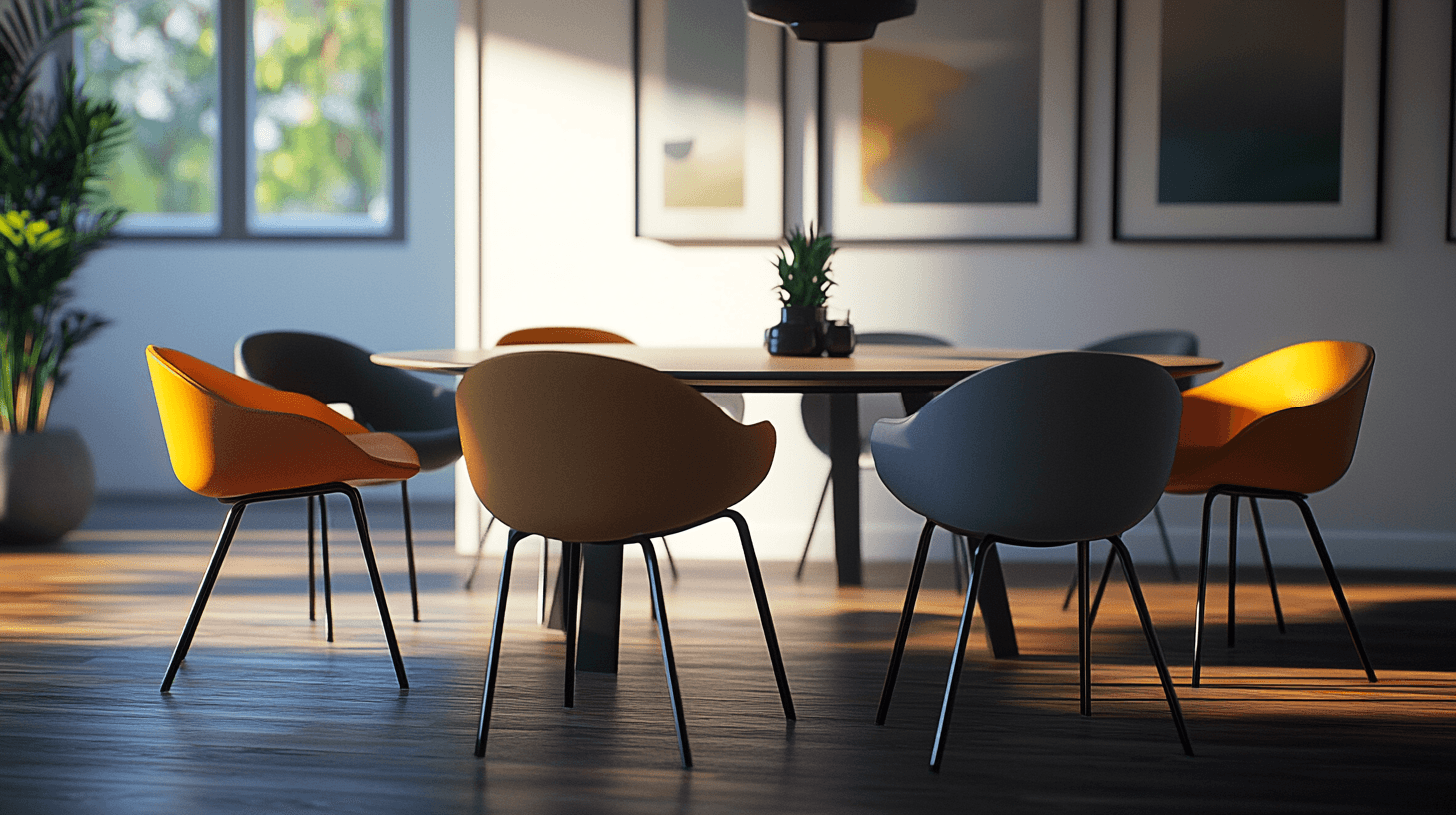 S'asseoir avec style : chaises design pour salle à manger et cuisine