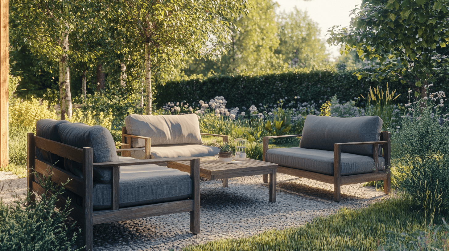 Mobilier de jardin pour votre refuge