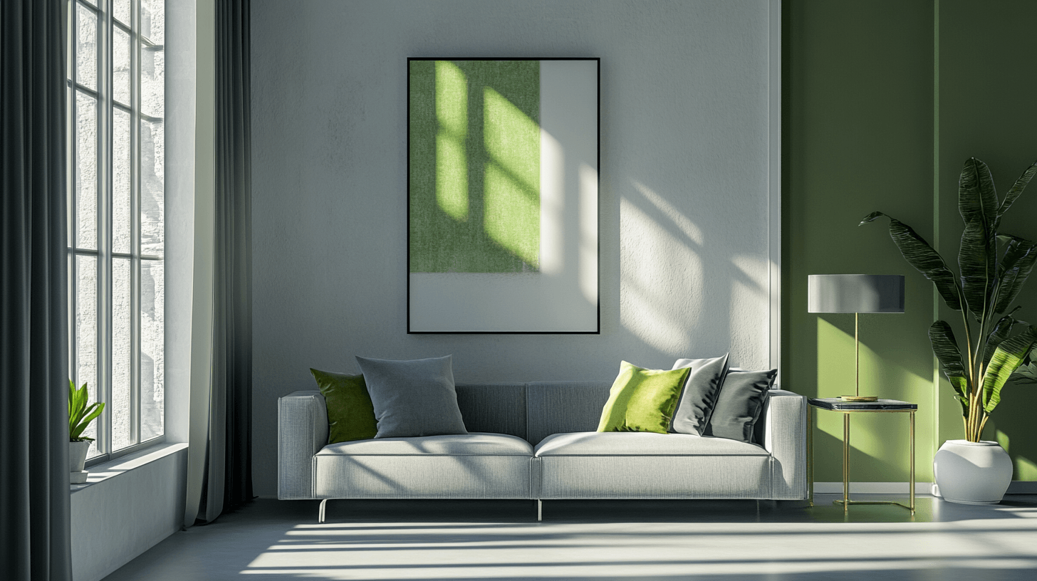 Styles de vie avec du gris et du vert : Du moderne au classique
