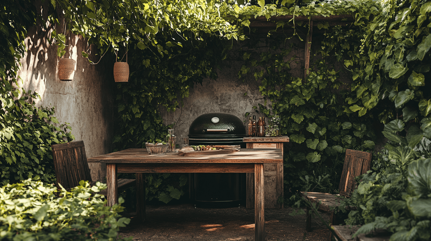 Le charme rustique d'une soirée barbecue