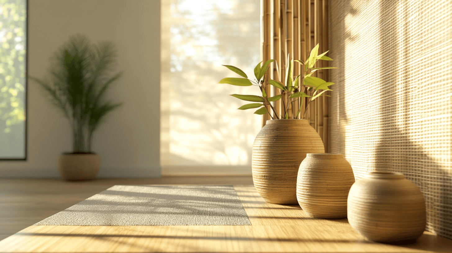 Accents décoratifs avec du bambou