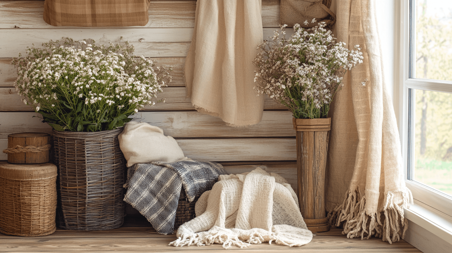 Décoration de style maison de campagne : Apportez des accents naturels