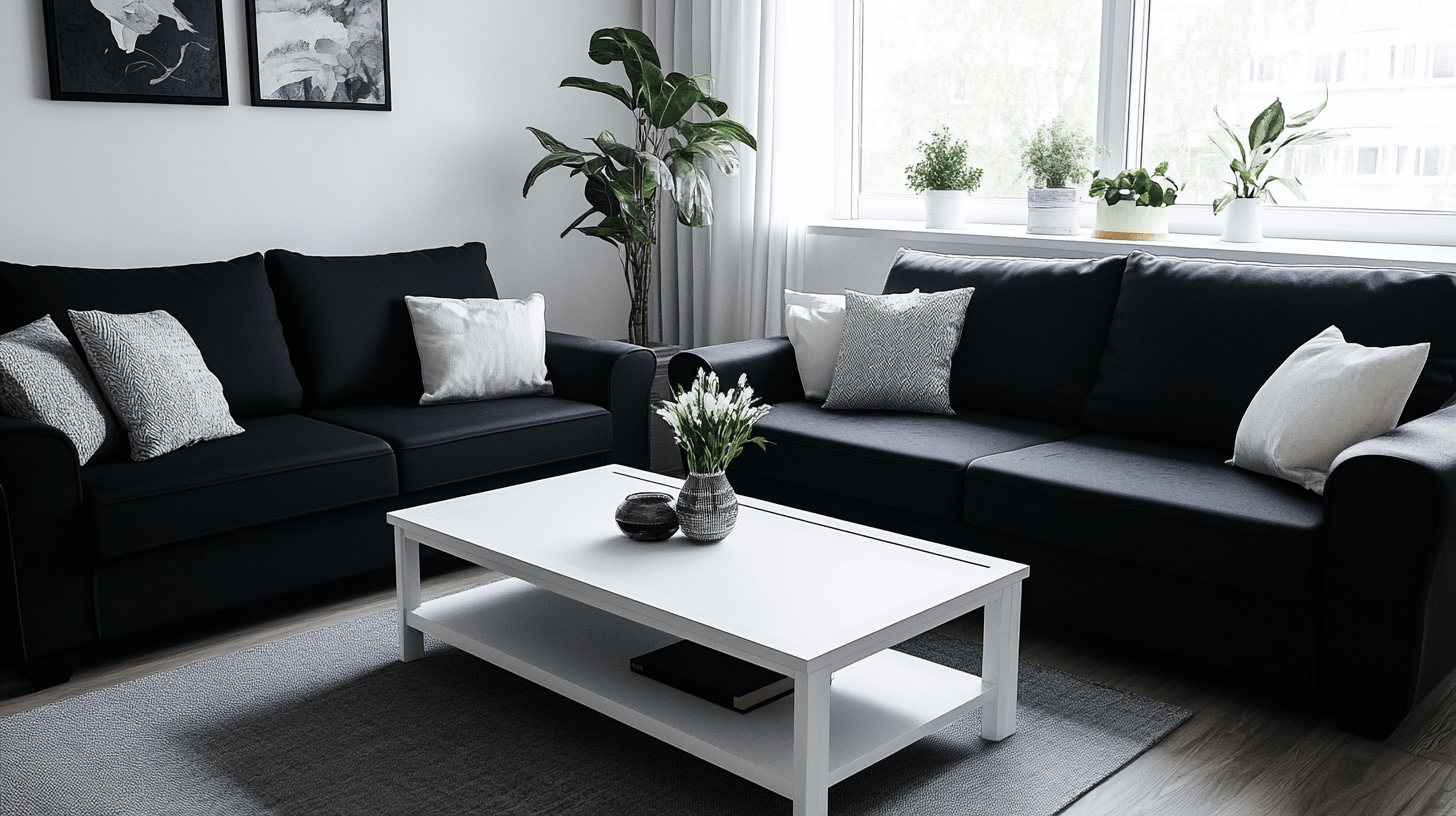 Meubles en noir et blanc : Apportez des touches élégantes