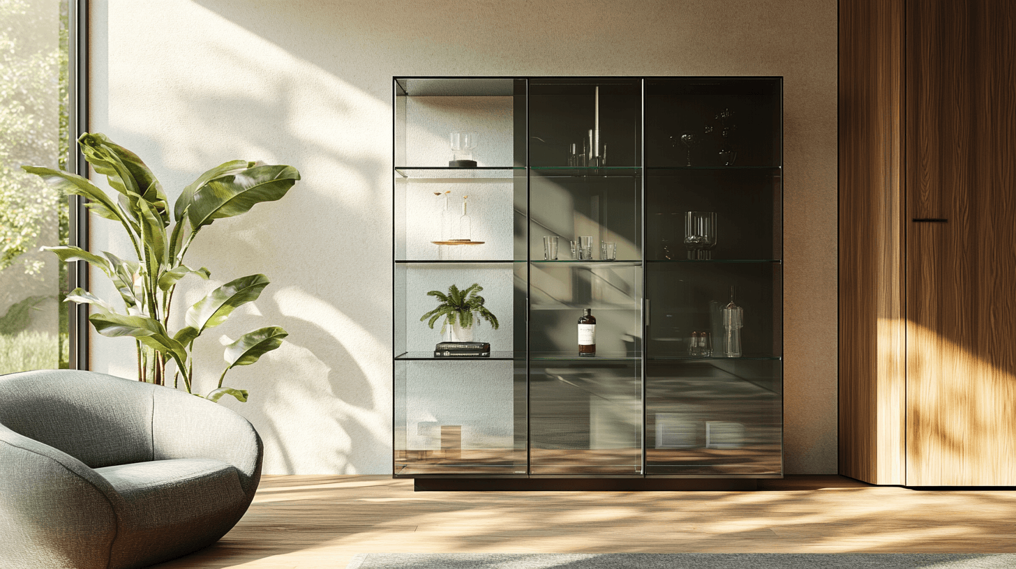 Intégration de vitrines en verre dans votre environnement de vie