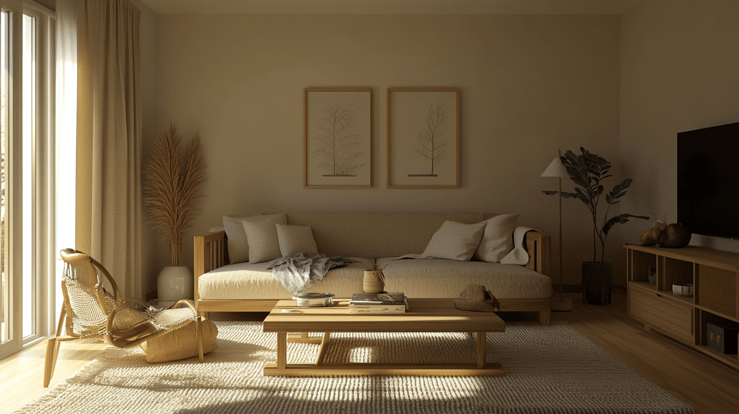 Styles de vie qui profitent du beige et du bois
