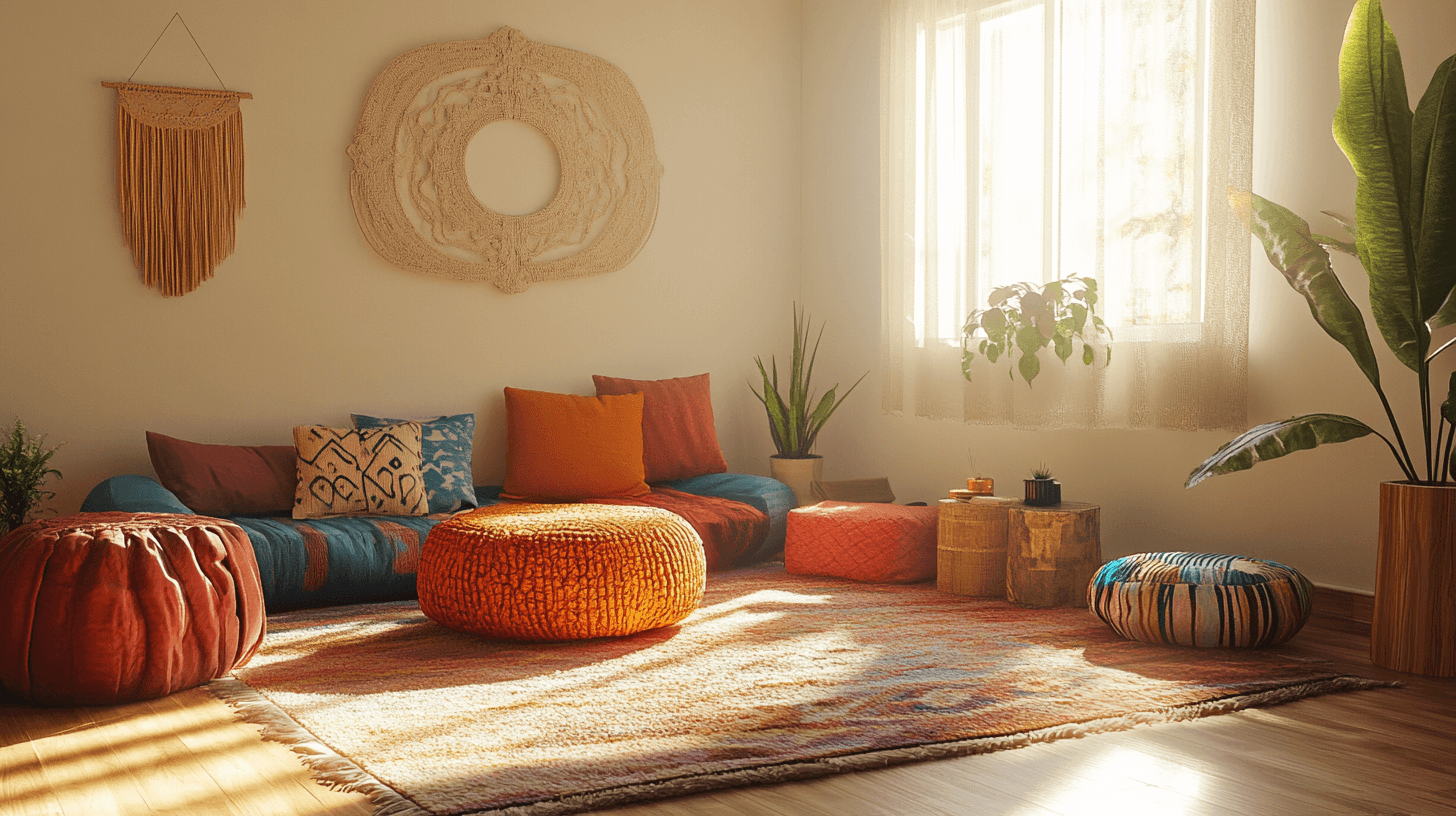 Accessoires de maison de style Boho : Colorés et confortables