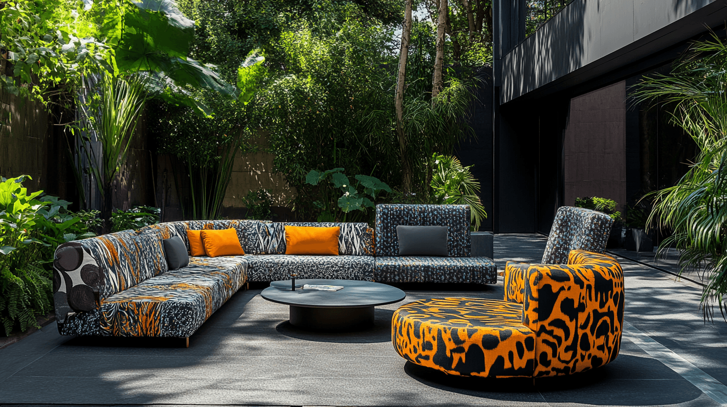 Tendances de design pour les meubles d'extérieur rembourrés : Accents élégants pour votre jardin