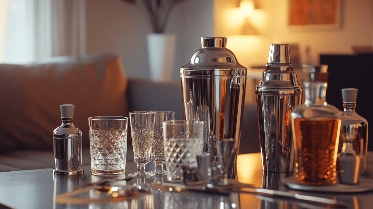 Accessoires et fournitures pour boissons pour votre bar de salon