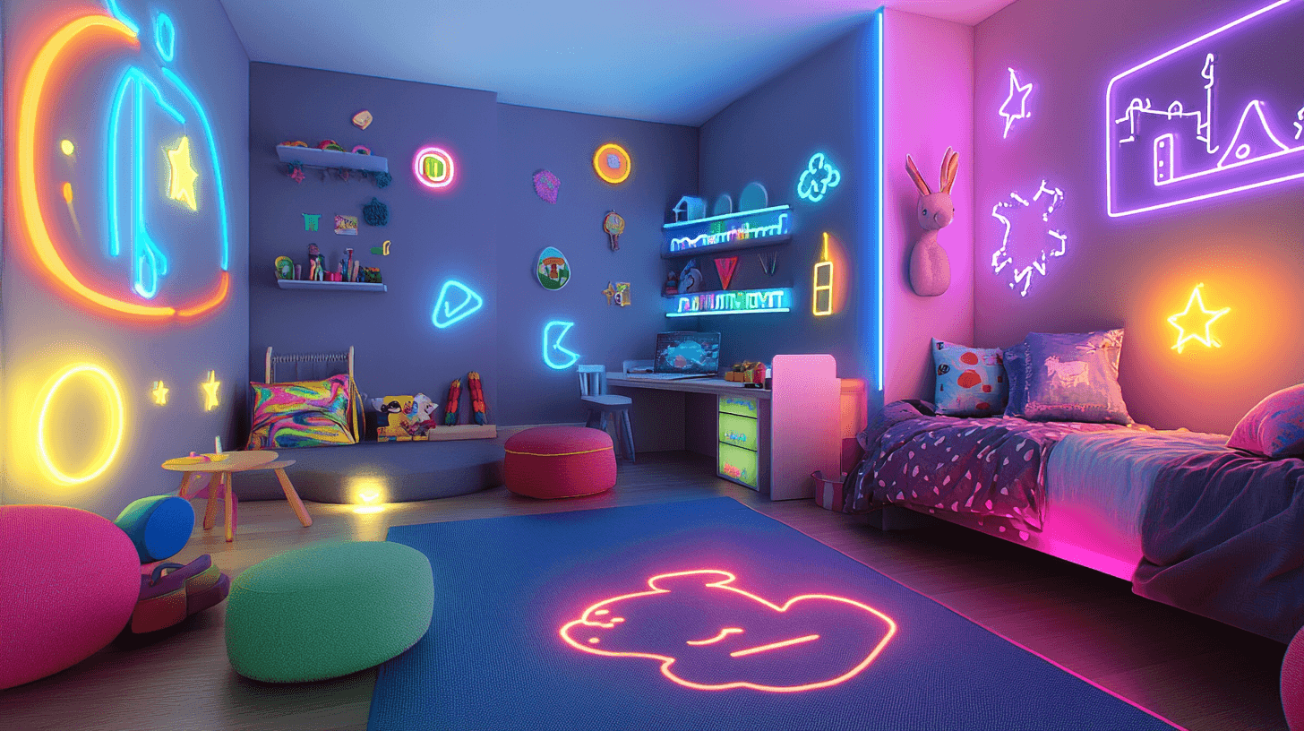 Idées de décoration avec des couleurs néon : favoriser la créativité