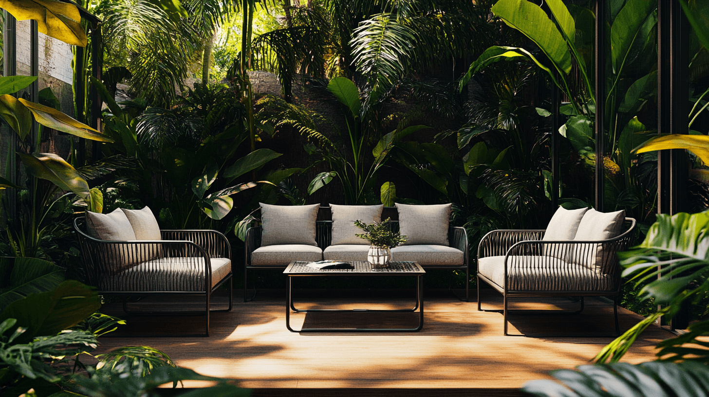 Mobilier de jardin et de terrasse en métal : robuste et durable