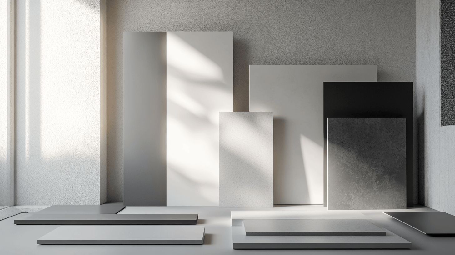 Matériaux et surfaces pour une cuisine monochrome