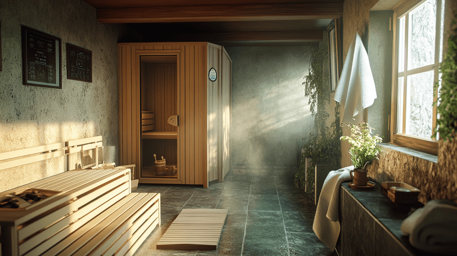 Entretien et maintenance d'un sauna intégré dans la salle de bain