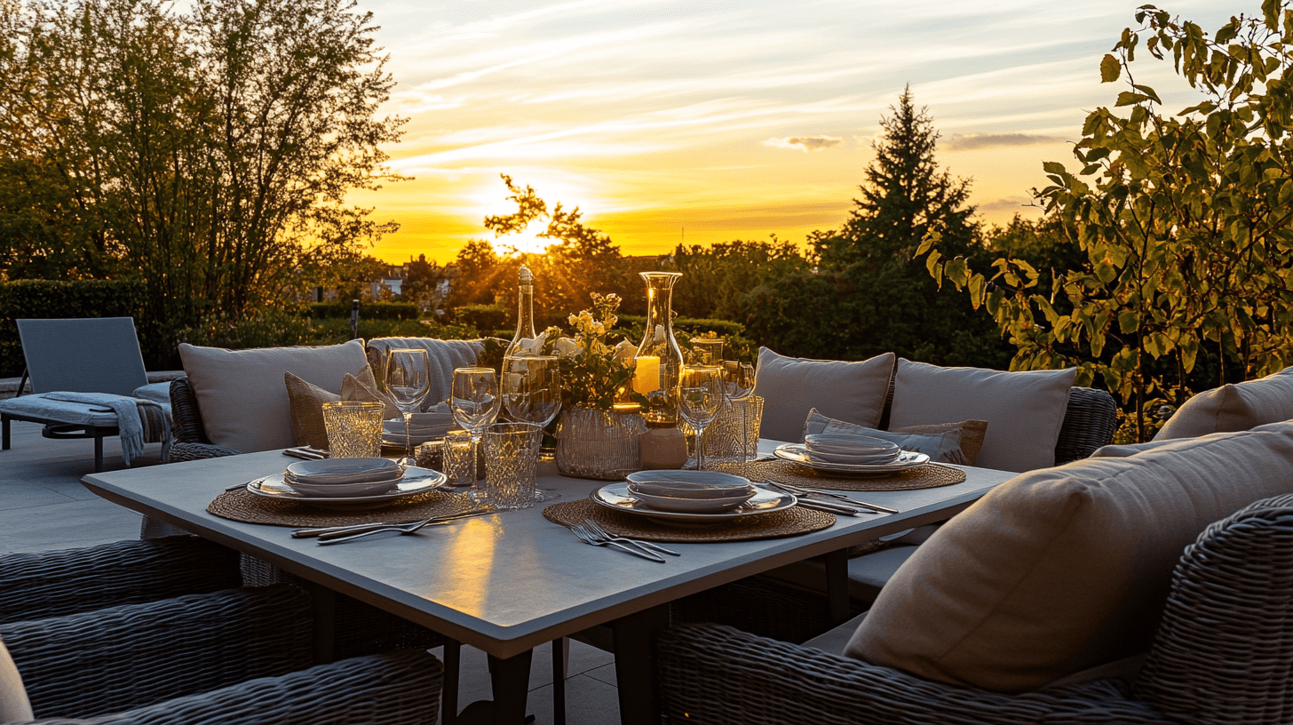 Salle à manger en plein air : Idées pour des dîners en extérieur confortables