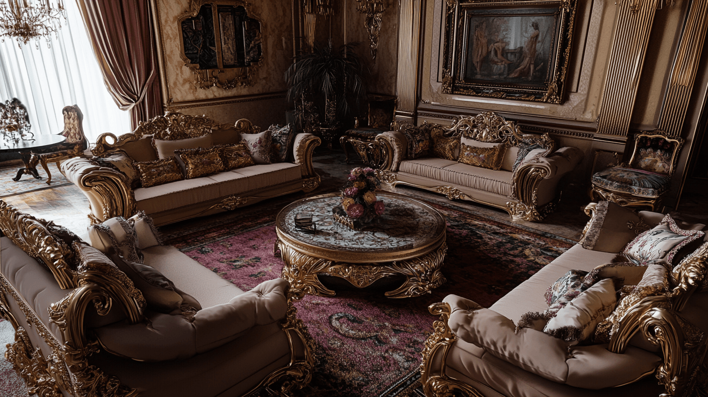 Meubles dans le maximalisme : diversité et opulence