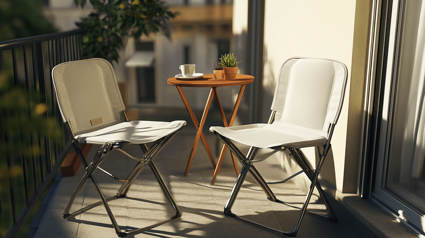 Meubles compacts pour petits balcons