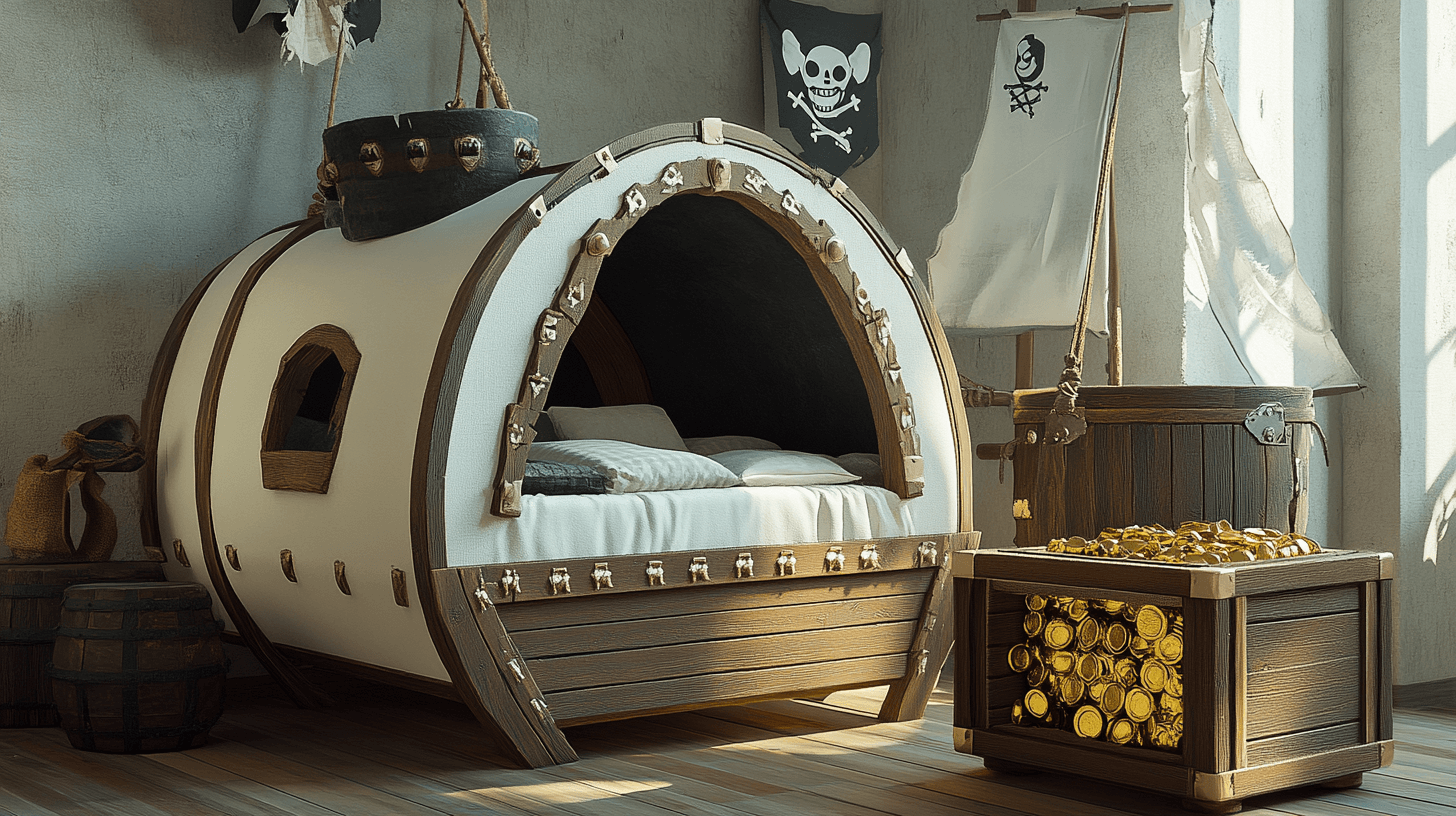 Meubles de pirates : Du lit au coffre au trésor