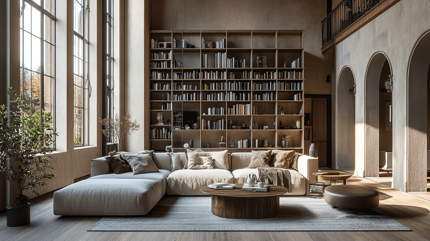 Agencements de meubles pour hauts plafonds