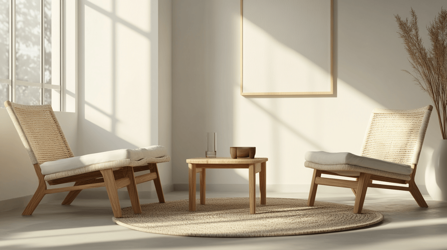 Meubles minimalistes pour une maison bien rangée