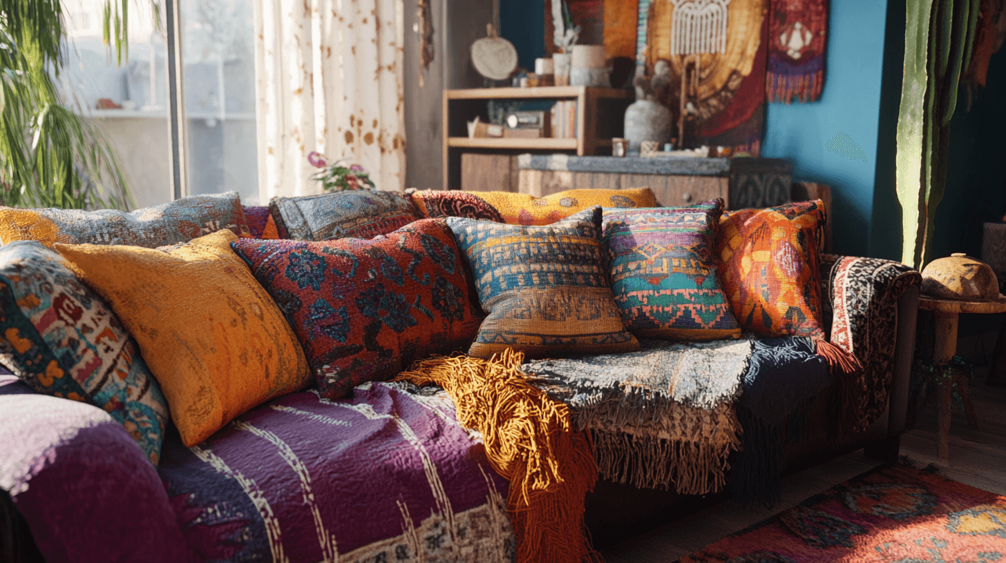 Coussins et couvertures : confort absolu