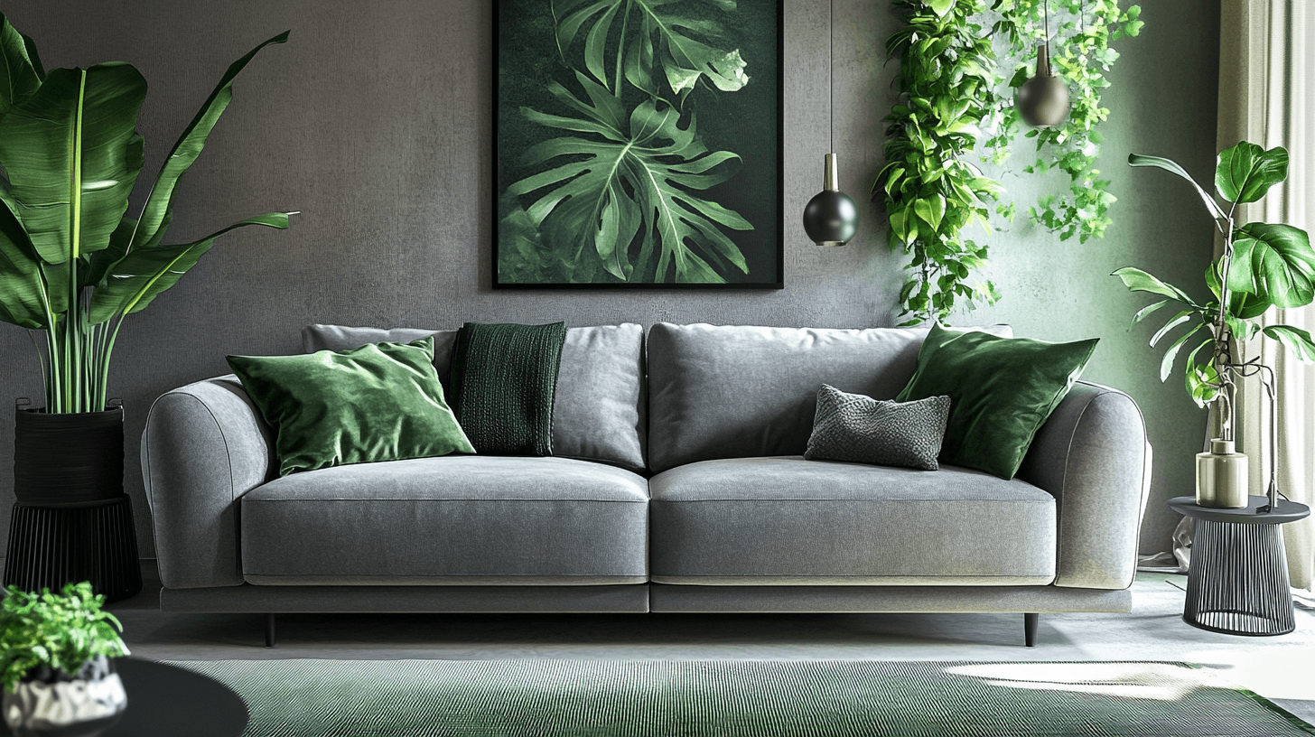 Gris et vert : La combinaison de couleurs parfaite pour votre maison