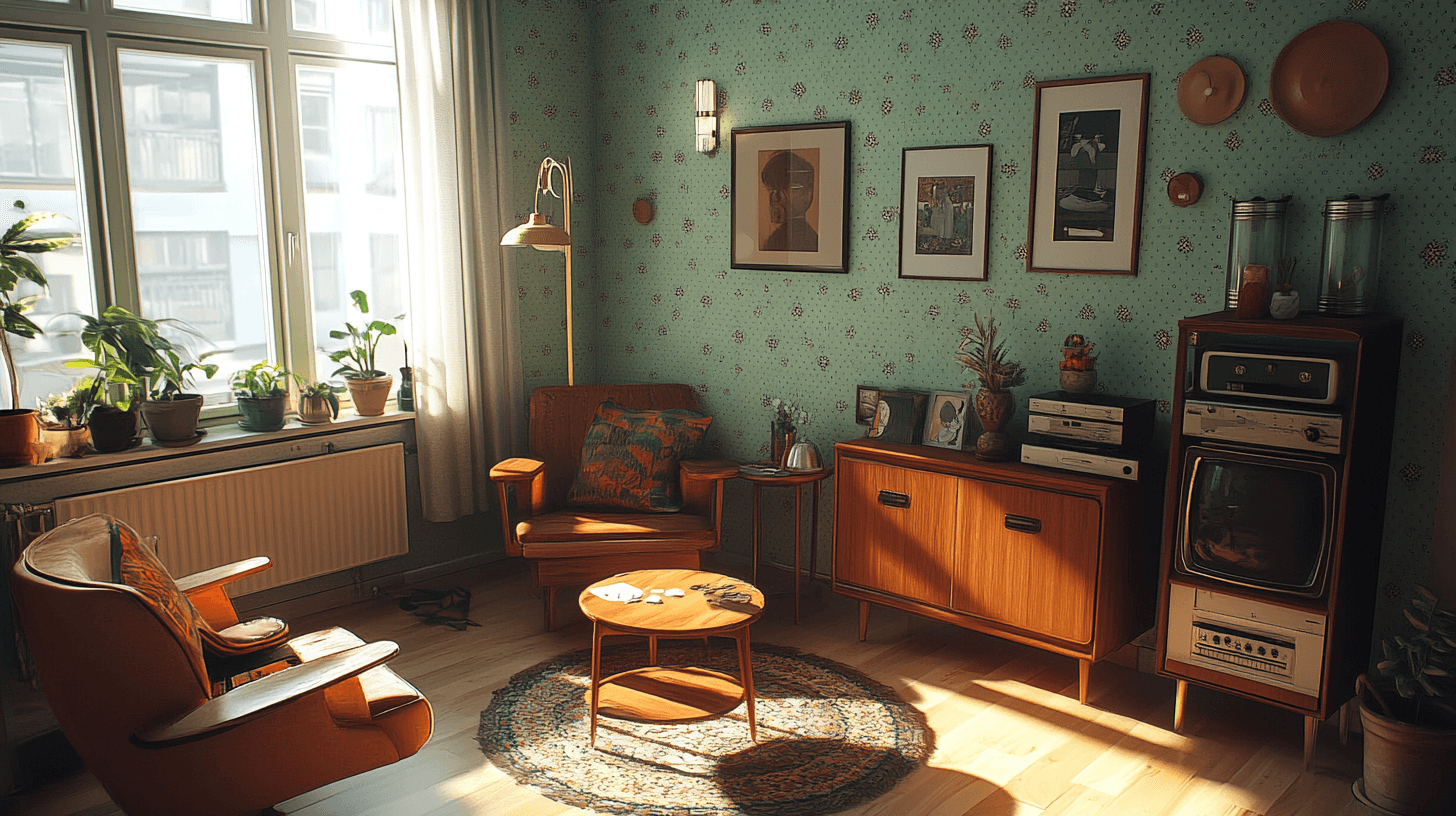 Décoration de style Nordic Vintage