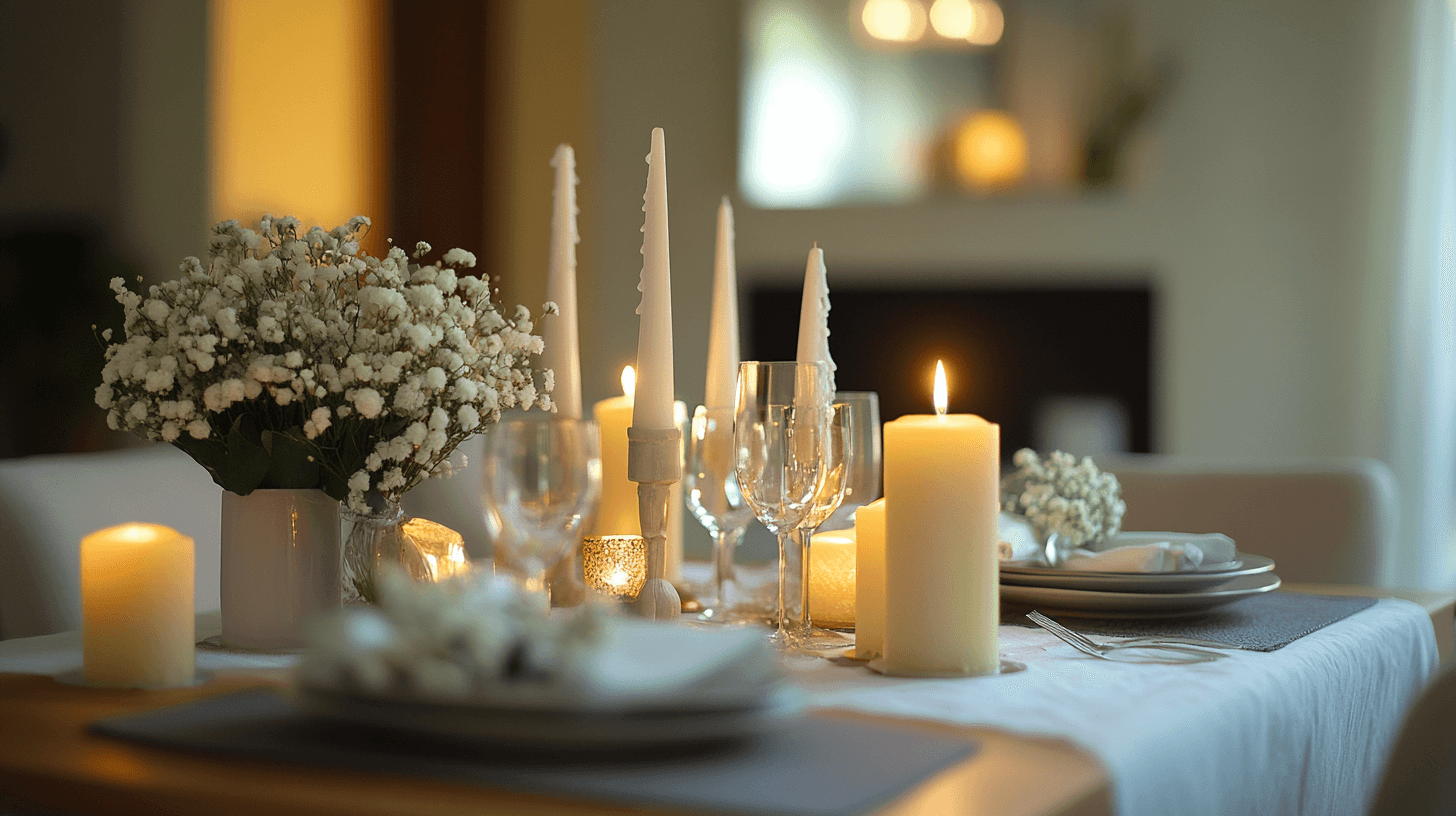 Décoration élégante pour la table à manger : Arrangements pour des repas partagés