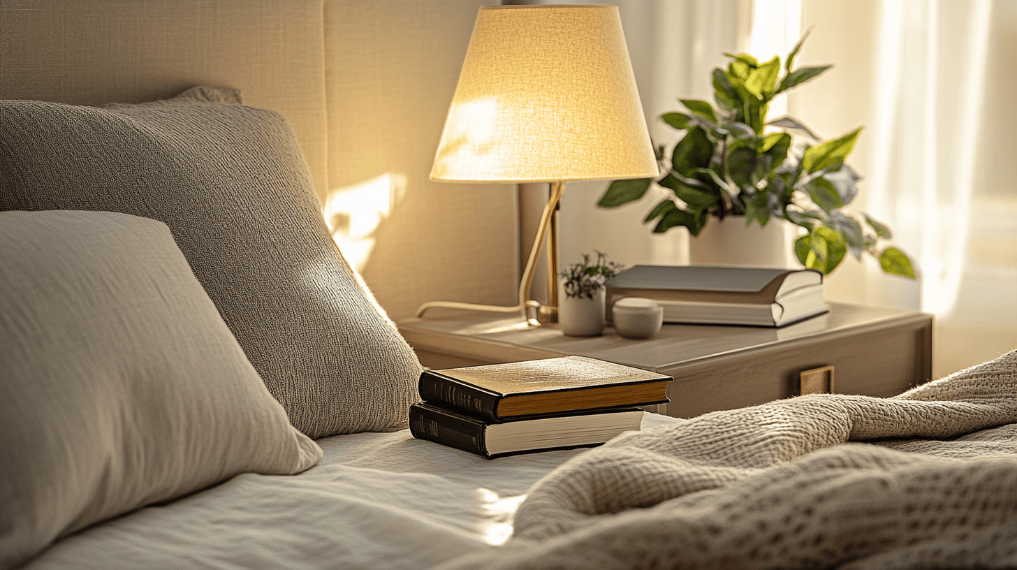 Petites idées de décoration pour la table de chevet : Fonctionnelles et décoratives