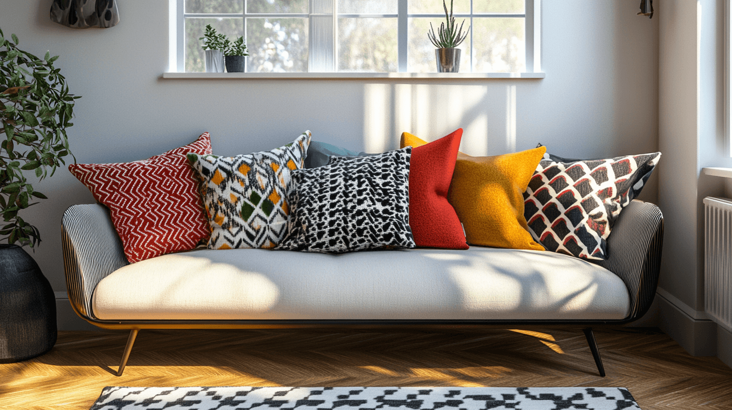 Dekorieren mit bunten Kissen: Farbliche Akzente setzen