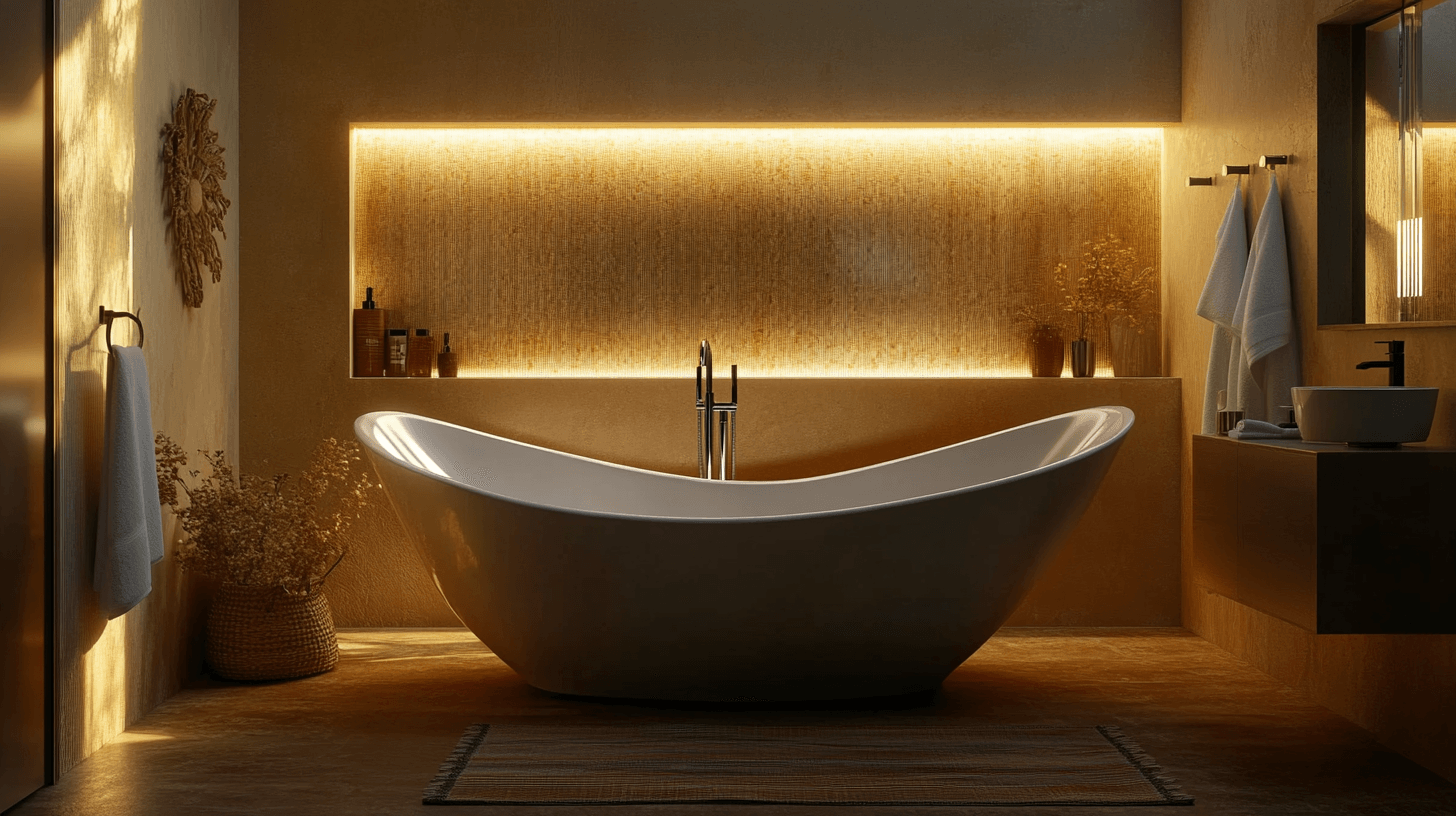 Conseils pour aménager une salle de bain luxueuse avec une baignoire autoportante