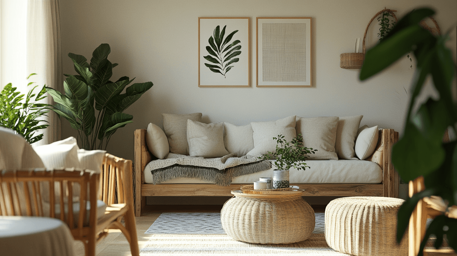 Chic Naturel : Simplicité et matériaux naturels au centre de l'attention