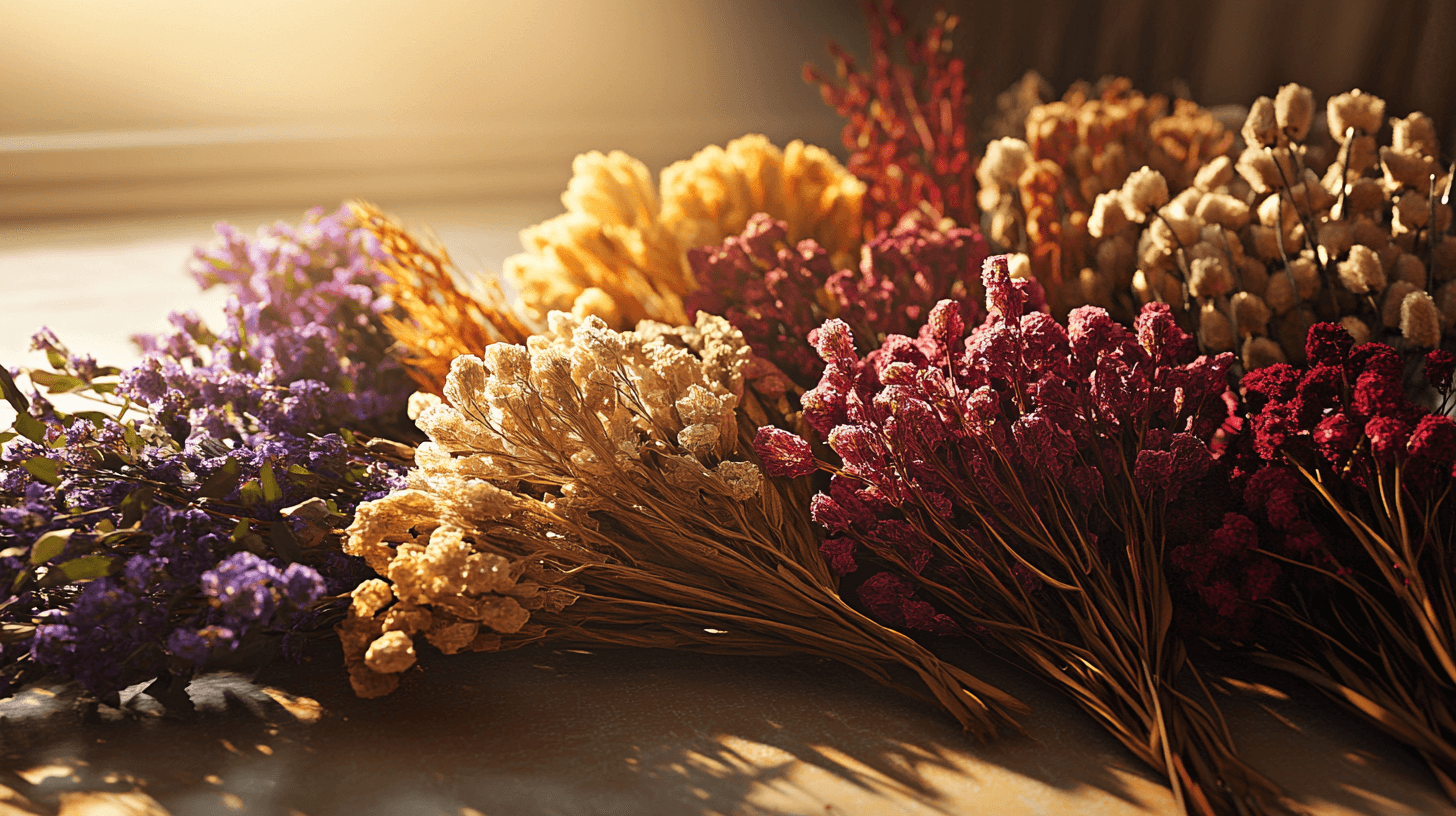 La diversité des fleurs séchées : Quelles variétés conviennent le mieux ?