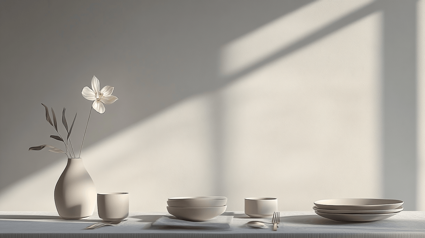 Décoration de table minimaliste : Moins, c'est plus