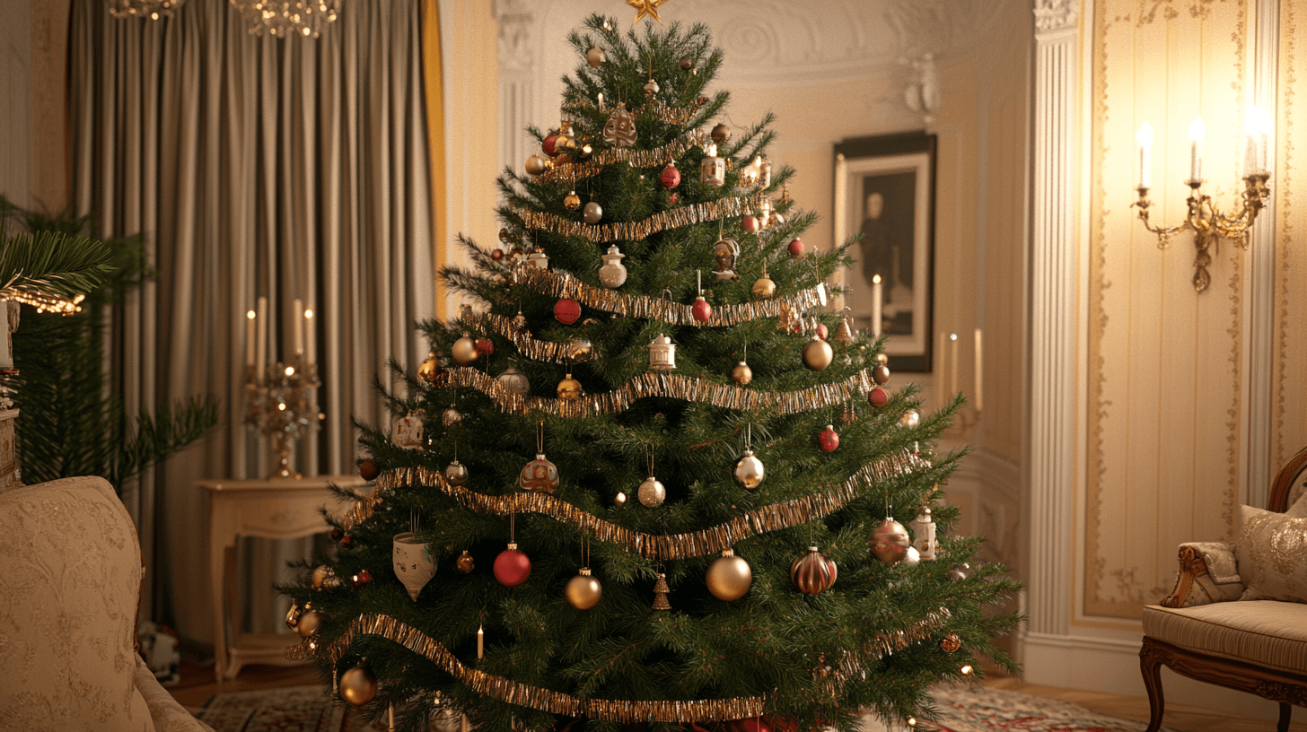 Décorations traditionnelles de sapin de Noël