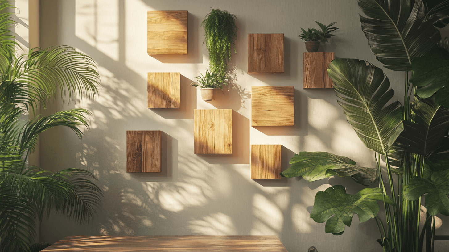 Éléments décoratifs en bois pour ce petit quelque chose