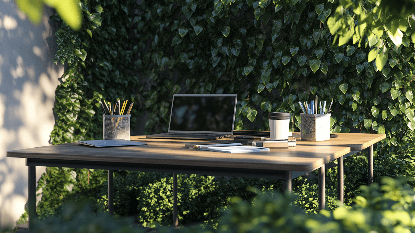 Tables de jardin pratiques pour votre bureau en plein air