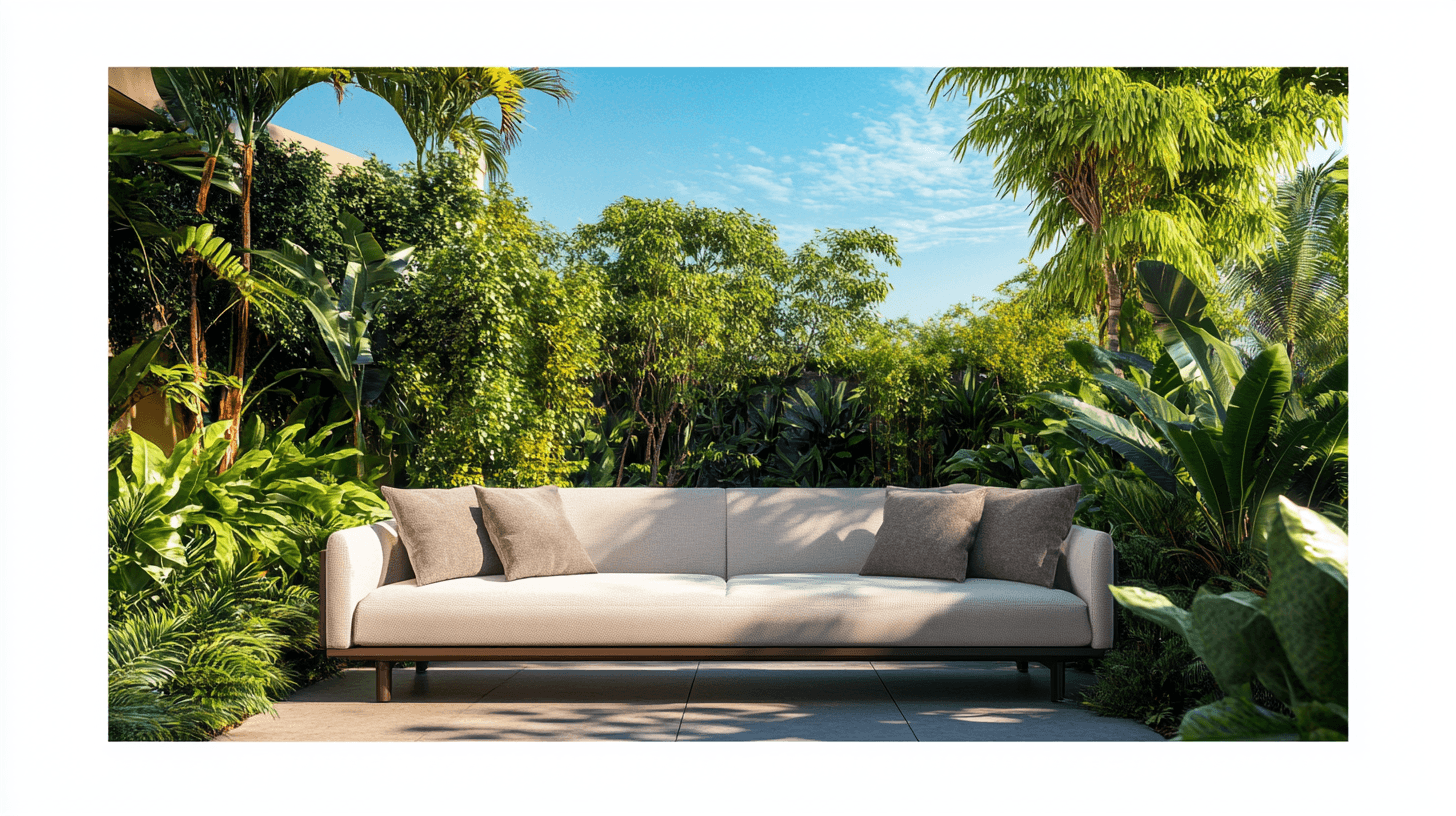 Canapé d'extérieur : Confort et design dans le jardin