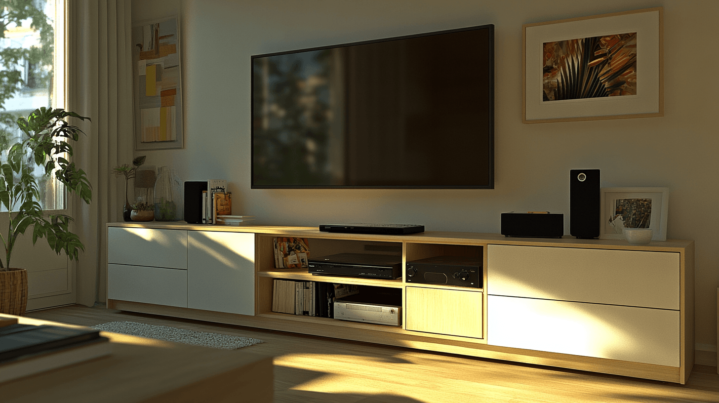 Meubles TV multifonctionnels : miracle d'espace pour votre salon