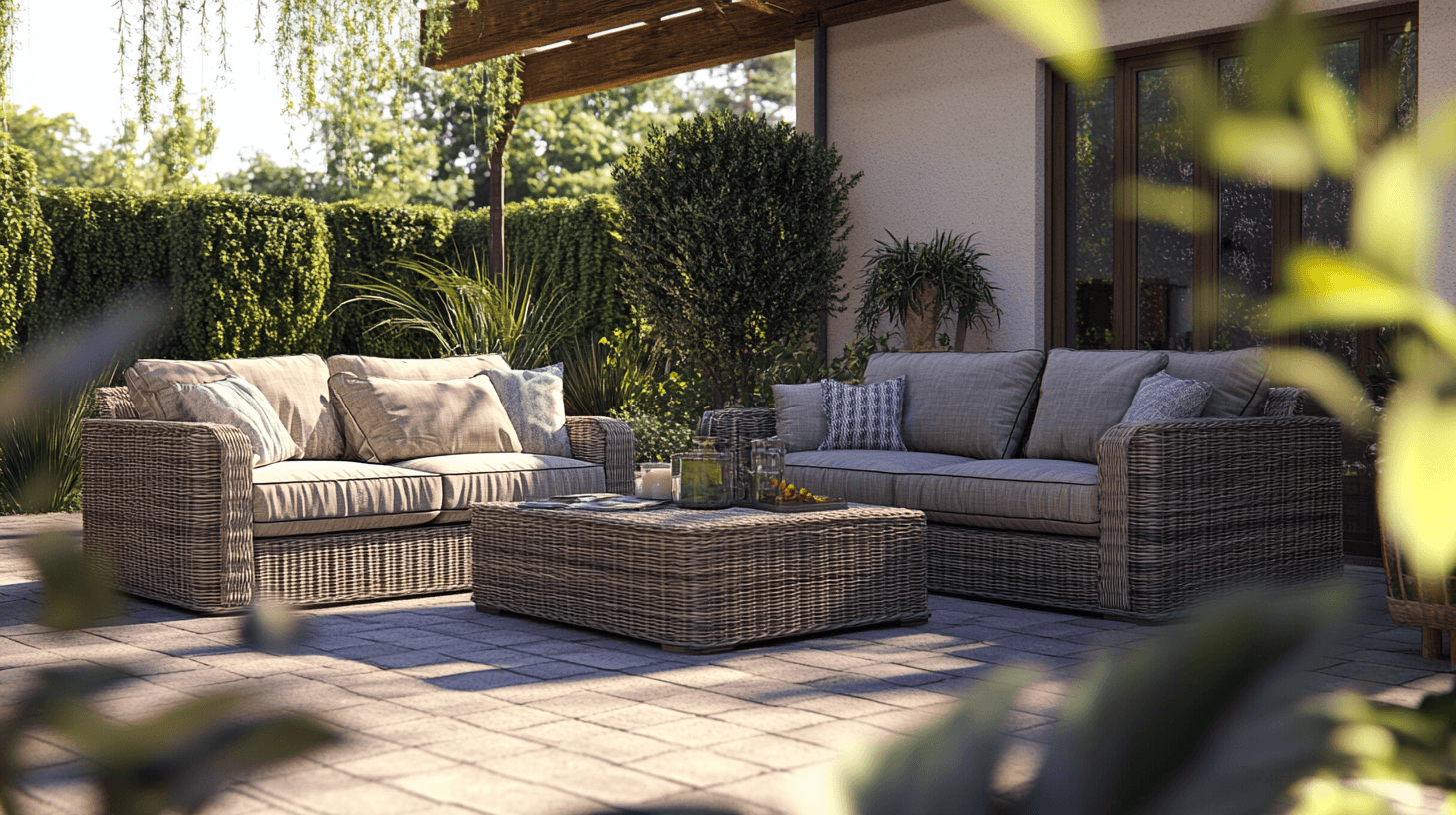 Meubles pour la maison de jardin : fonctionnalité rencontre confort