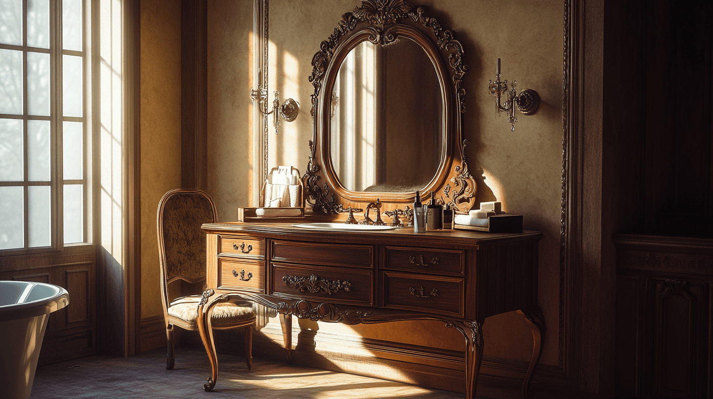 Meubles de style vintage pour la salle de bain