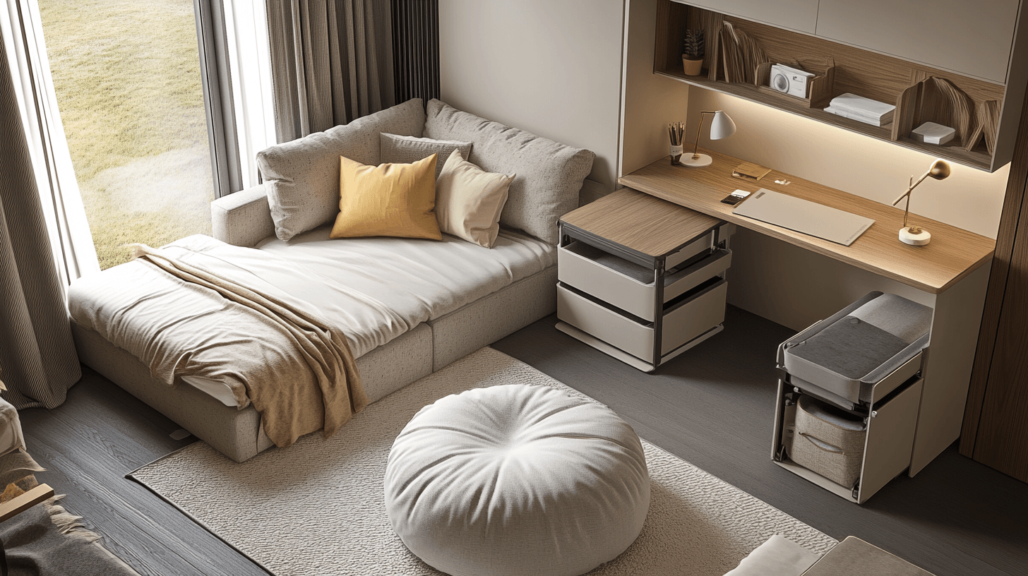 Meubles multifonctionnels pour la chambre d'amis