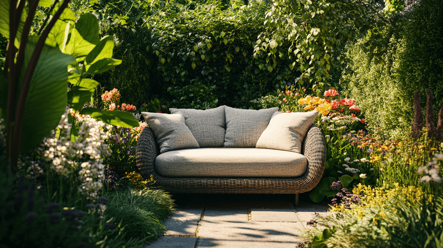 Idylle de jardin : Canapés de jardin pour des heures confortables