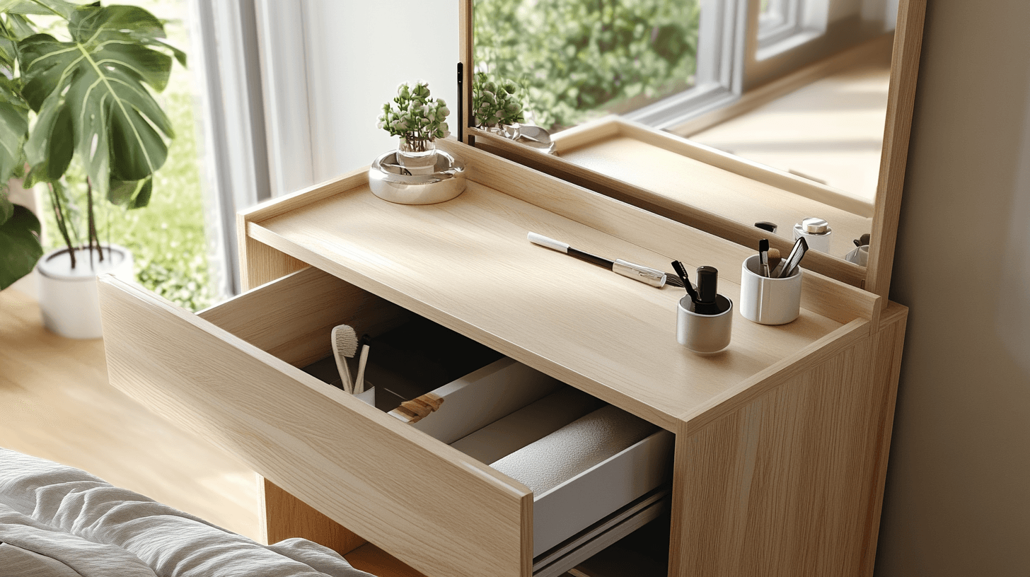 Coiffeuses peu encombrantes : Parfaites pour les petits espaces