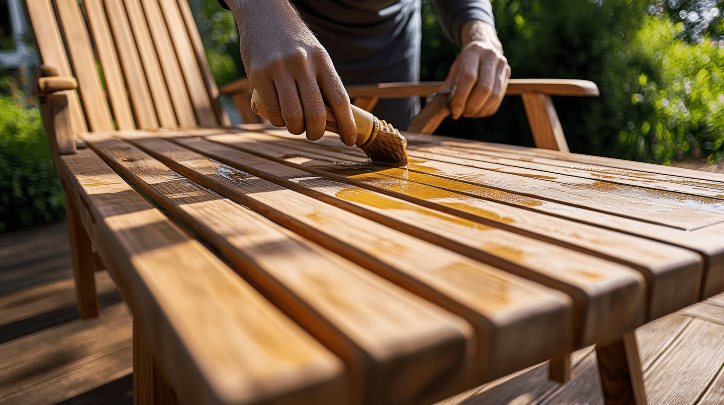 Entretien et maintenance des meubles de jardin en bois