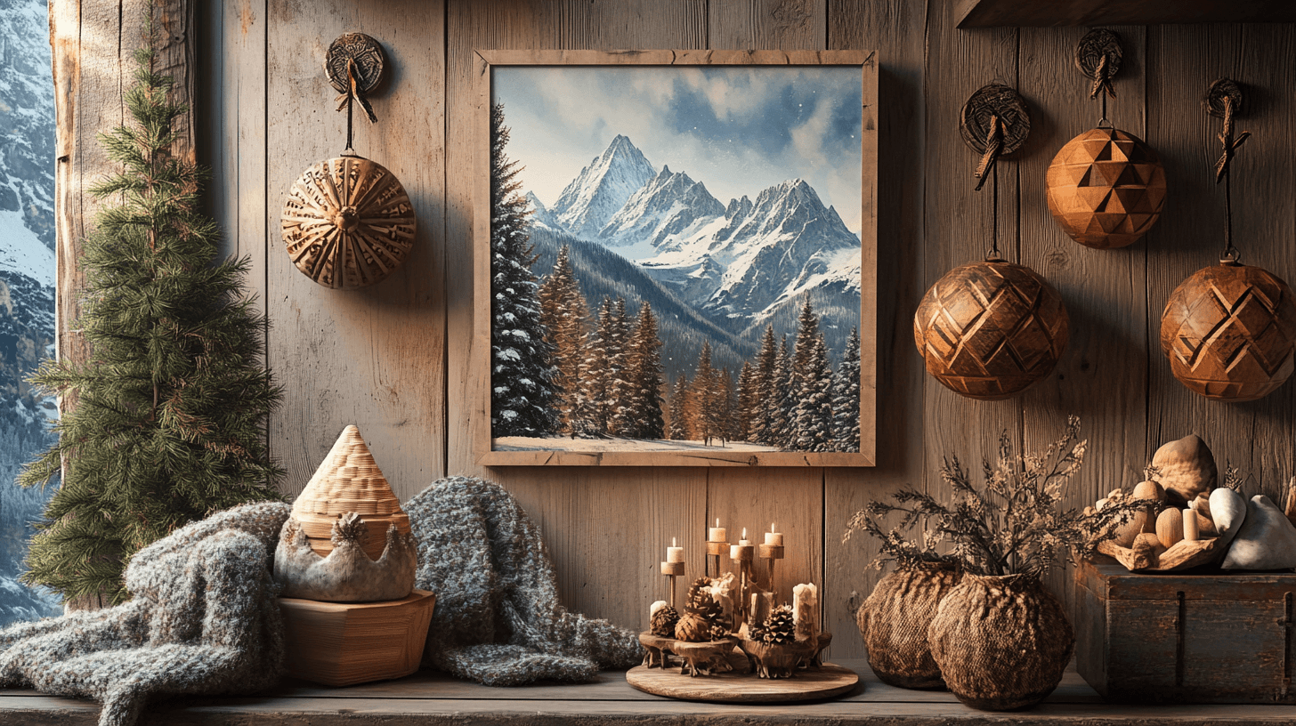 Décoration de style alpin : Apportez des accents naturels