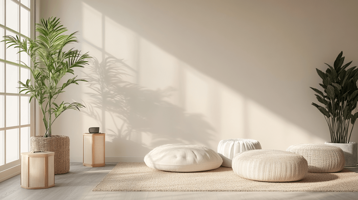 Éléments de décoration pour une atmosphère paisible