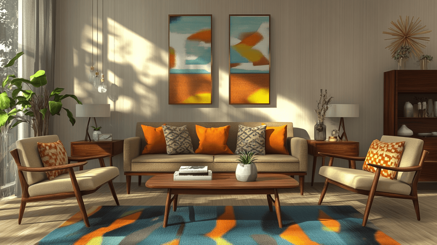 Styles de vie dans le design Mid-Century Modern