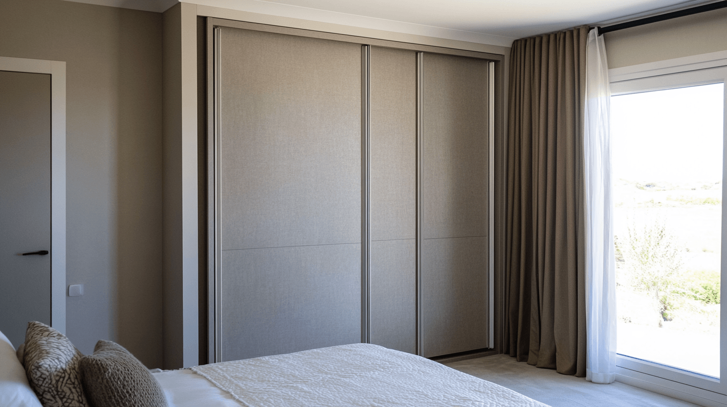 Armoires à portes coulissantes dans la chambre : peu encombrantes et élégantes