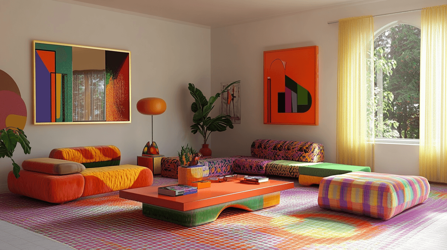 Look rétro des années 90 : Le retour du design coloré