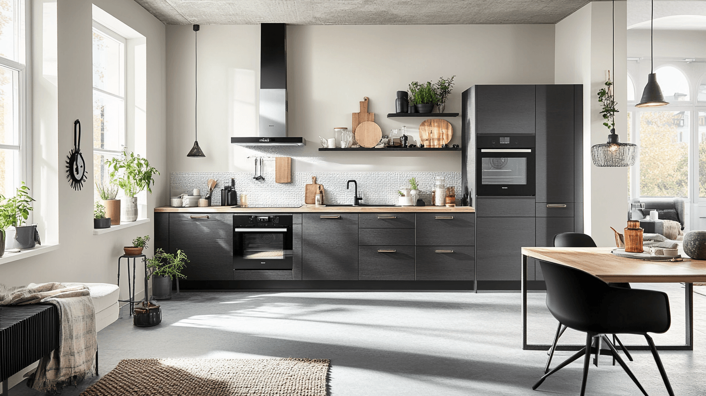 Meubles et décoration pour la cuisine ouverte